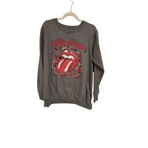 Rolling Stones Crewneck Band Graphic Rock Sweatshirt